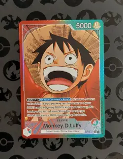Monkey.D.Luffy Alt Art OP13-001 Carrying On His Will Eng Alt Art Leader NM/LP - Image 1