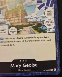 Mary Geoise OP05-097 Common Awakening Of The New Era One Piece Card Game - Image 5