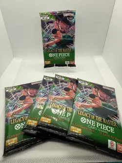 One Piece TCG OP12 Legacy Of The Master Sealed Booster Packs (Lot Of 5) - Image 1