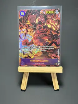 Monkey D. Luffy OP09-119 Secret Rare SEC Alt Art One Piece TCG English NM - Image 1