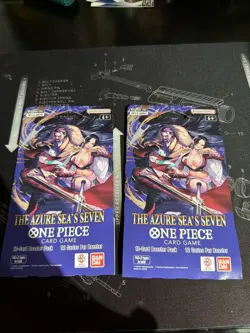 One Piece TCG Illustration Volume 5 & 6 2x Azure Seas Seven Booster Packs Lot - Image 5