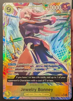 Jewelry Bonney (108) (Alternate Art) OP13-108 Carrying On His Will Foil - Image 1