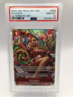 2025 One Piece A Fist of Divine Speed KUJYAKU OP11-004 PSA 10 - Image 1