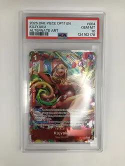 2025 One Piece A Fist of Divine Speed KUJYAKU OP11-004 PSA 10 - Image 3