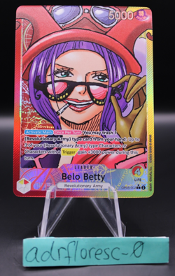 Belo Betty Leader Alt Art One Piece OP05-002 English Awakening of New Era - Image 1