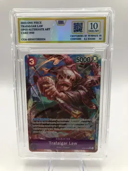 2023 ONE PIECE AWAKENING OF THE NEW ERA TRAFALGAR LAW OP05-069 CGA 10 - Image 1