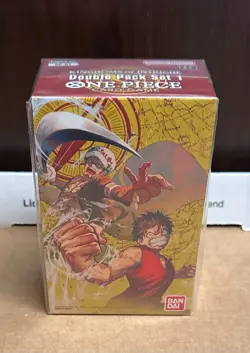 One Piece Double Pack Set Volume 1 Kingdoms of Intrigue SEALED DP-01 ENGLISH - Image 1
