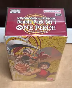 One Piece Double Pack Set Volume 1 Kingdoms of Intrigue SEALED DP-01 ENGLISH - Image 2