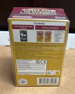 One Piece Double Pack Set Volume 1 Kingdoms of Intrigue SEALED DP-01 ENGLISH - Image 4
