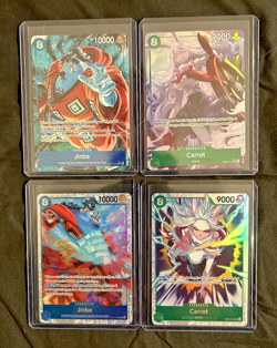 Jinbe (Alt Art) OP14-049 SR ENG The Azure's Sea's Seven One Piece LOT 4x CARROT - Image 1
