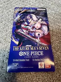 One Piece OP-14 The Azure Sea’s Seven Sleeved Booster Pack Sealed Lot Of 15 - Image 2