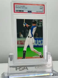 SHOHEI OHTANI 2014CALBEE BATTING #122 PSA9! MINT! LOWPOP!(RC) - Image 3