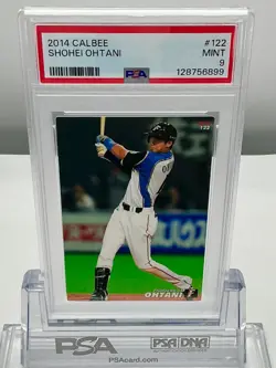 SHOHEI OHTANI 2014CALBEE BATTING #122 PSA9! MINT! LOWPOP!(RC) - Image 4