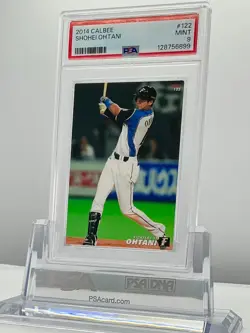 SHOHEI OHTANI 2014CALBEE BATTING #122 PSA9! MINT! LOWPOP!(RC) - Image 5