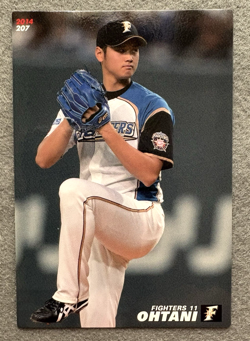 2014 Shohei Ohtani Calbee Baseball Card #207 Nippon Ham Fighters Pre-MLB - Image 1