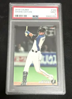 2014 Calbee Shohei Ohtani #122 2nd Year Card Nippon-Ham Fighters NPB Japan PSA 9 - Image 1