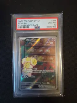 PSA 10 Fidough 213/198 - Scarlet & Violet Base Illustration Rare - Image 1