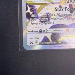 Deoxys VSTAR GG46/GG70 Pokemon Crown Zenith: Galarian Gallery Holo Ultra Rare NM - Image 2