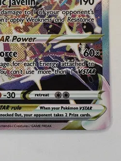 Deoxys VSTAR - GG46/GG70 - Pokemon Crown Zenith Galarian Gallery Ultra Card NM - Image 5