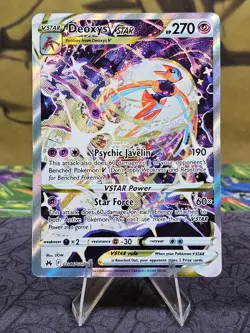 Deoxys VSTAR Pokemon GG46/GG70 Crown Zenith: Galarian Gallery Holo NM - Image 1
