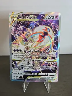 Deoxys VSTAR Pokemon GG46/GG70 Crown Zenith: Galarian Gallery Holo - NM - Image 1