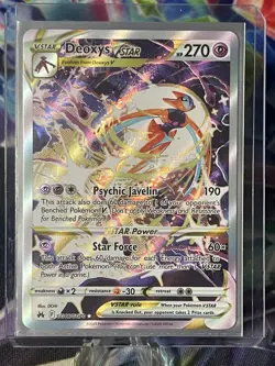 Deoxys VSTAR GG46/GG70 Crown Zenith: Galarian Gallery Holo Pokemon English NM - Image 1