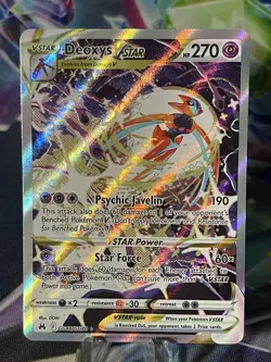 Deoxys VSTAR GG46/GG70 Crown Zenith: Galarian Gallery Holo Pokemon English NM - Image 3
