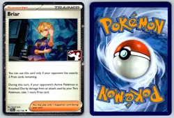 Briar (Cosmos Holo) Prize Pack Series 132/142 Pokemon Card NM - Image 3