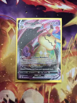 Pokemon Mimikyu VMAX Holo Ultra Rare TCG Card 069/172 Brilliant Stars. NM. - Image 1