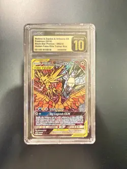 CGC Pristine 10 Moltres & Zapdos & Articuno GX SM210 Pokemon Promo [READ DESC] - Image 1