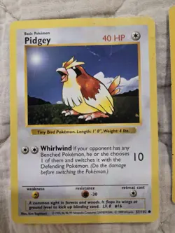 Pokemon TCG Base Set Pokemon TCG Shadowless 1st Edition 9 Card Lot - Image 3