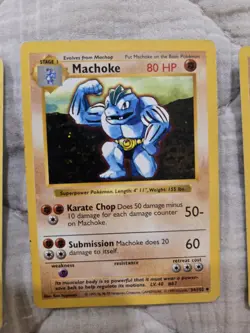Pokemon TCG Base Set Pokemon TCG Shadowless 1st Edition 9 Card Lot - Image 5