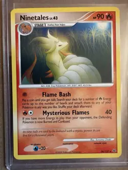 Ninetales 36/127 Rare Platinum Pokemon Card LP/NM - Image 1