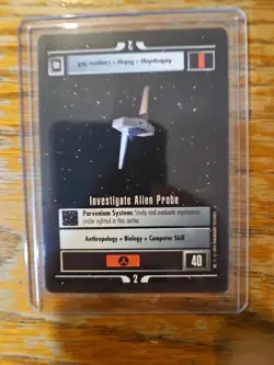 Star Trek The Next Generation Limited Edition Ccg Mission Card - Image 1