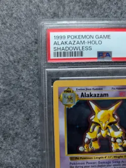 Alakazam 001/102 Shadowless Holo Base Set PSA 7 NM Pokemon Card - Image 5