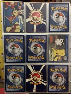 Vintage Pokemon Card Collection - No Binder Lot 5 Pages - Holo - Modern LP/NM - Image 2