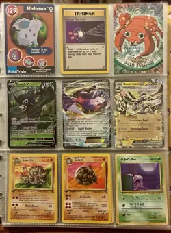 Vintage Pokemon Card Collection - No Binder Lot 5 Pages - Holo - Modern LP/NM - Image 5