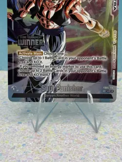 Dragon Ball SCG Tournament Winner Card Soul Punisher FB05-116 Alt Art Uncommon - Image 3
