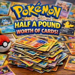 🔥 1/2 Pound Pokemon Cards Bulk - Mid-era, Modern lots of Holos/Reverse Tcg🔥 - Image 1