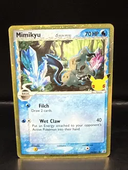 Pokemon Card TCG - Mimikyu Delta Species SWSH136 Promo Celebrations - Image 2