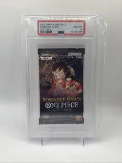 PSA 10 GEM MT One Piece English Ver. 2022 OP 01 ROMANCE DAWN FOIL PACK Card Game - Image 1