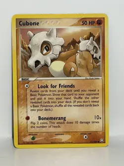 Cubone 51/109 Pokemon Card TCG EX Team Rocket Returns Non Holo LP - Image 1