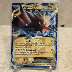 Zapdos EX Team Plasma 48/135 Holo Pokemon Card TCG MP/HP - Image 1