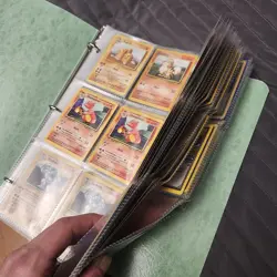 Base Set Pokemon 138 Unlimited Cards Binder Lot Vintage Excellent Condition - Image 1