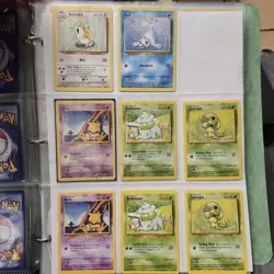 Base Set Pokemon 138 Unlimited Cards Binder Lot Vintage Excellent Condition - Image 4
