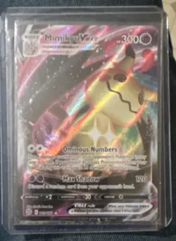 Pokemon Mimikyu VMAX 069/172 Brilliant Stars Ultra Rare Holo 300HP Card - Image 2