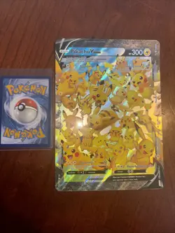 Pikachu V-Union SWSH141 (Jumbo) Promo Card Near Mint Condition Pokemon TCG - Image 1