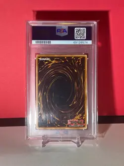 PSA 9 MINT Dark Hole LOB-052 LOB REPRINT 2010-17 Yugioh Card - Image 2