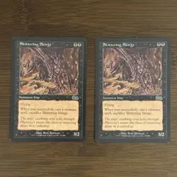 Skittering Skirge x2 Urza's Saga LP Magic The Gathering Card - Image 1