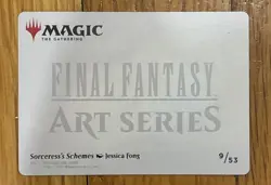 Sorceress's Schemes Art Card (Gold-Stamped Signature) Art Series: Final Fantasy - Image 2